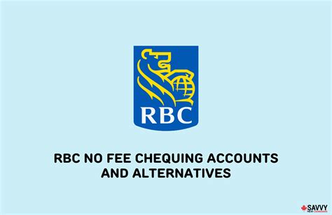 rbc free chequing account.